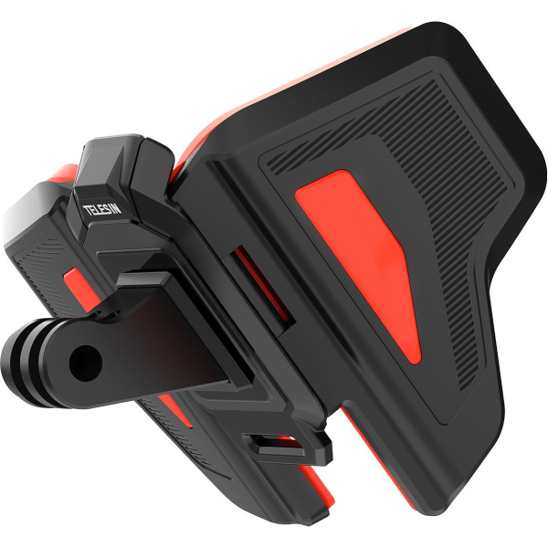 Telesin Premium Helmet Mount / Helmet Attachment Orange