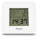 Hama Thermometer and Hygrometer Borneo Digital For Inside White