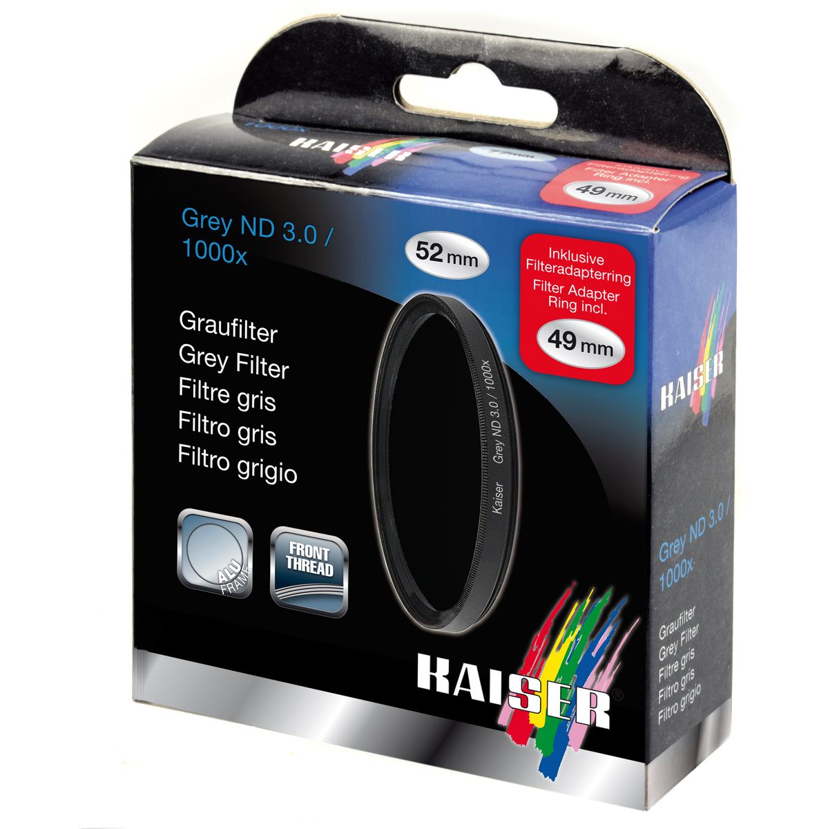 Kaiser Greyfilter ND 3.0 / 1000X 55 MM. - Image 4