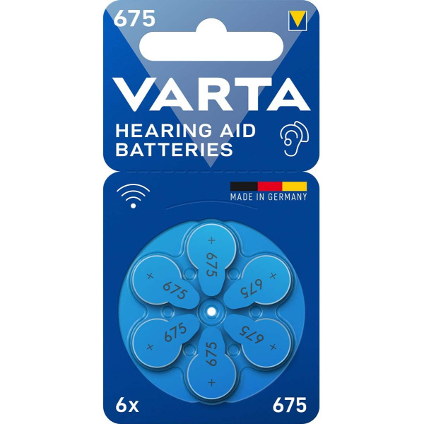 Varta Hoortoestel Batteries Type 675 6-BLISTER