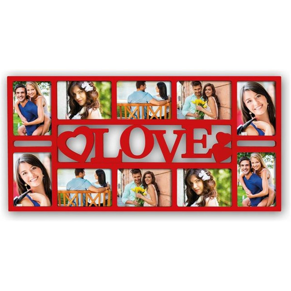 Zep Photo Frame XB5055R Reus Red For 10 Photos