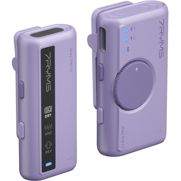 7Ryms iRay DW10 Wireless Microphone w/ 1 Transmitter Purple
