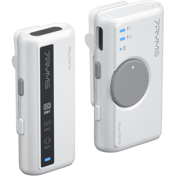 7Ryms iRay DW10 Wireless Microphone w/ 1 Transmitter White