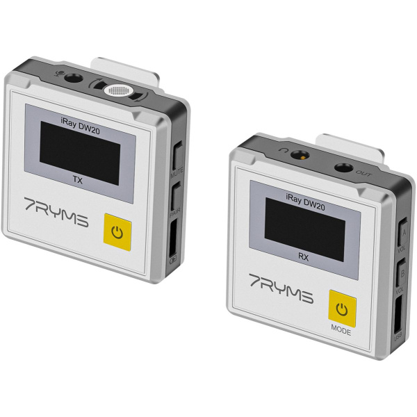 7Ryms iRay DW20 Wireless Microphone w/ 1 Transmitter White