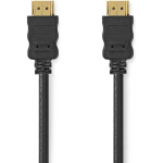 Nedis High Speed HDMI-Cable 4K@60Hz Arc 18 Gbps 1.00 M Round PVC Black Label