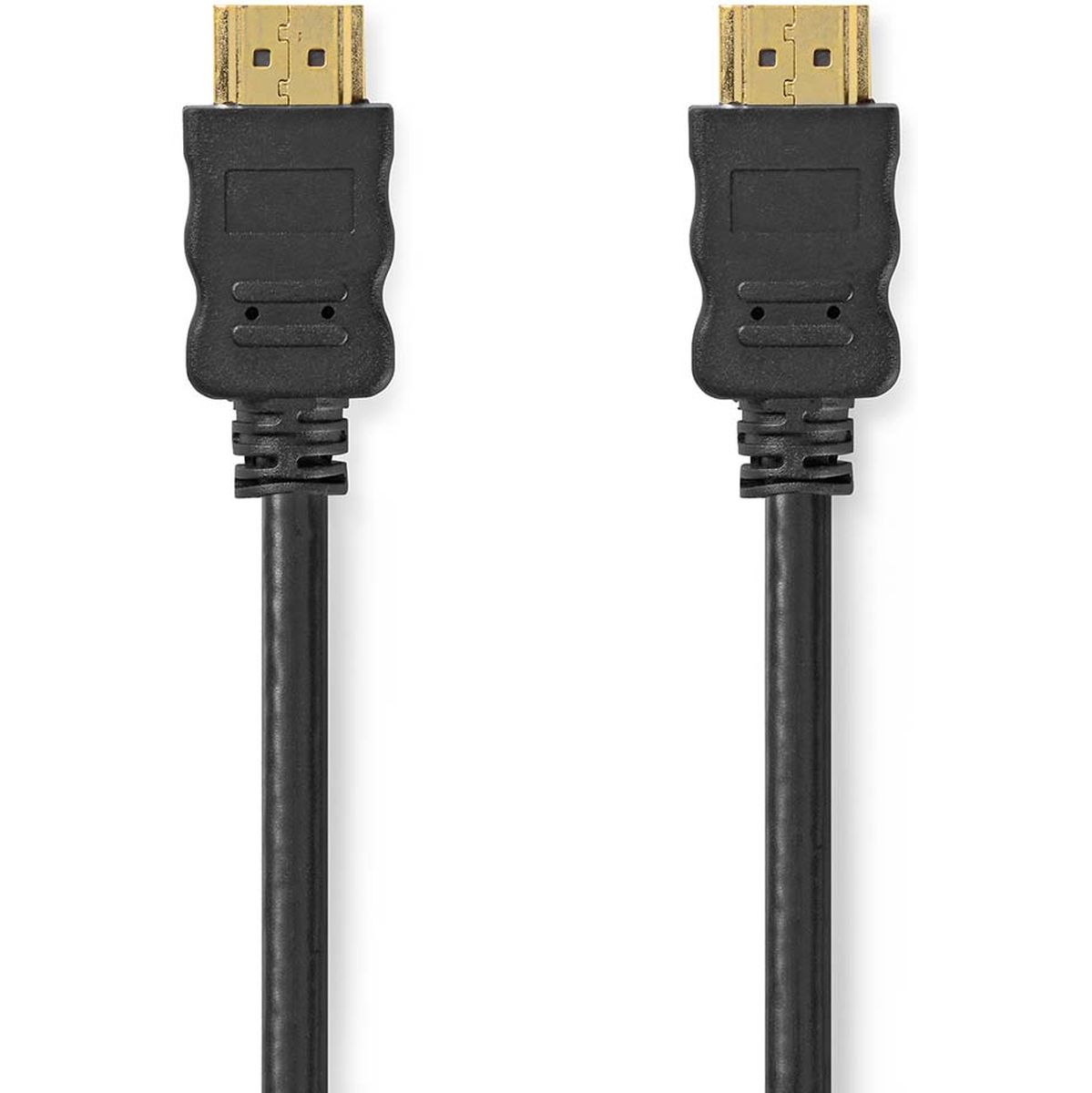Nedis High Speed HDMI-Cable 4K@60Hz Arc 18 Gbps 3.00 M Round PVC Black Label