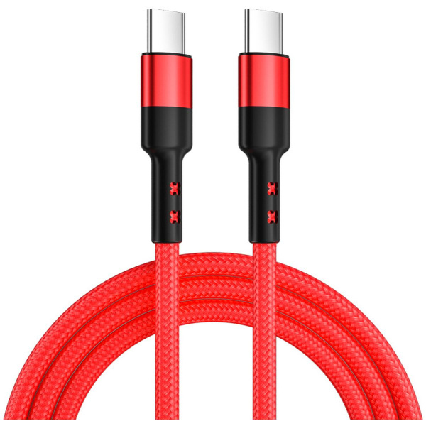 Caruba USB-C To USB-C 60W Cable 1 Meter Red