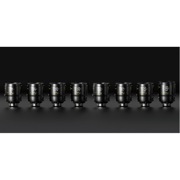 DZOFILM Arles 14/21/25/35/50/75/100/135mm FF/VV Prime Cine Lens (PL Mount.meter)