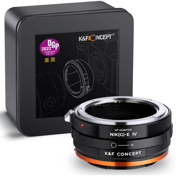 K&F Concept Lens Adapter Nikon F (G-Type) Sony E-Mount (IV PRO)