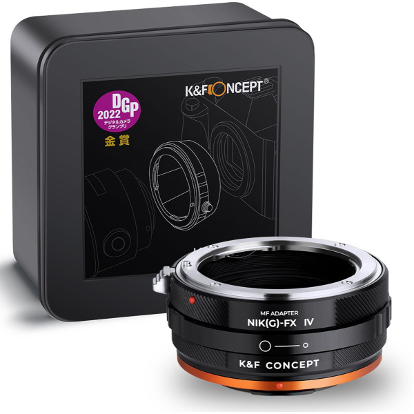 K&F Concept Lens Adapter Nikon F (G-Type) Fujifilm X (IV PRO)