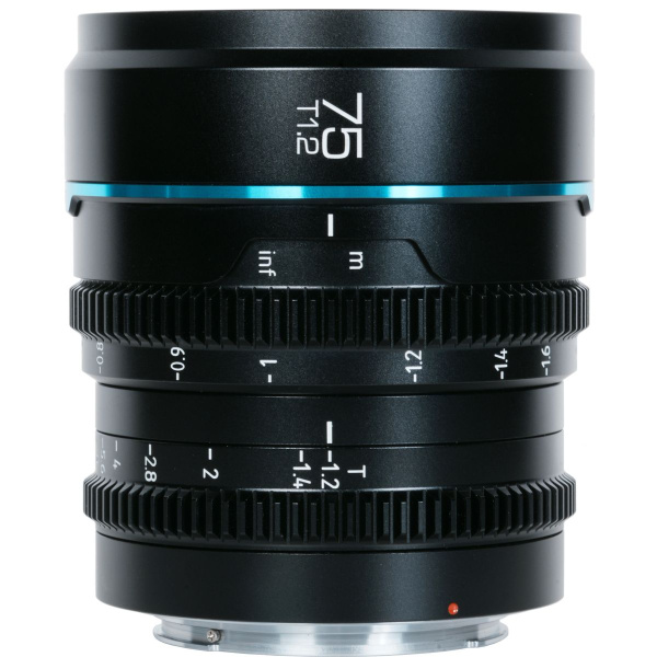 Sirui Nightwalker Series 75mm T1.2 S35 Manual Focus Cine Lens (M4/3 Mount Black)