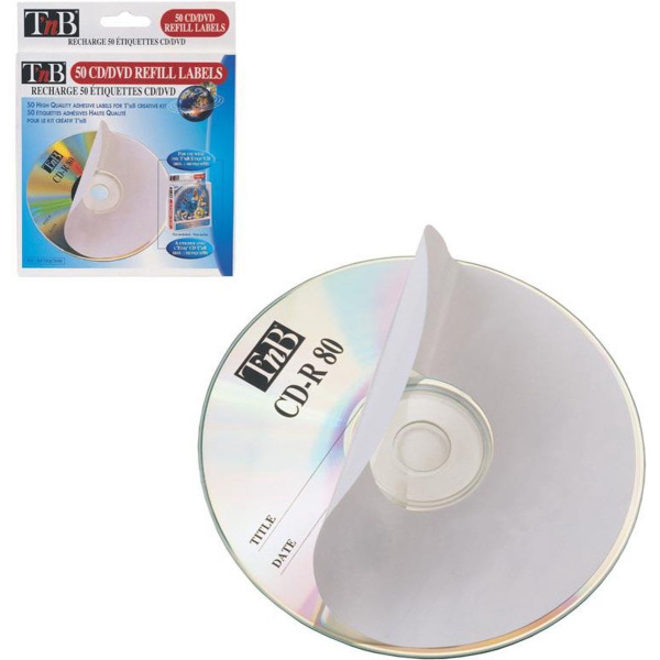 TnB CD/DVD Labels 50 RETIQCD50