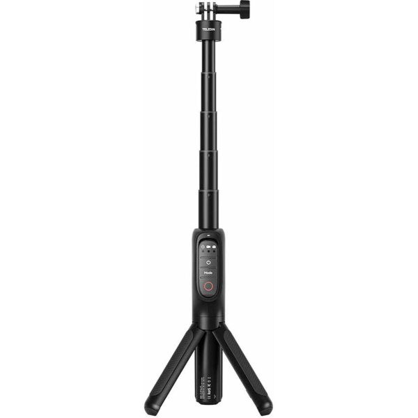 Telesin Powerbank Selfie Stick Tripod w/ Remote For GoPro