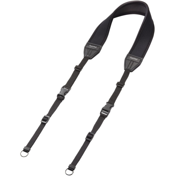 Hama Camera-Carrying Strap 2IN1 130 Neopreen Straight Black