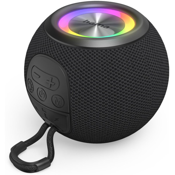 Hama Bluetooth-Loudspeaker Ball Shape Speaker 5 Light-Modi 5W Black