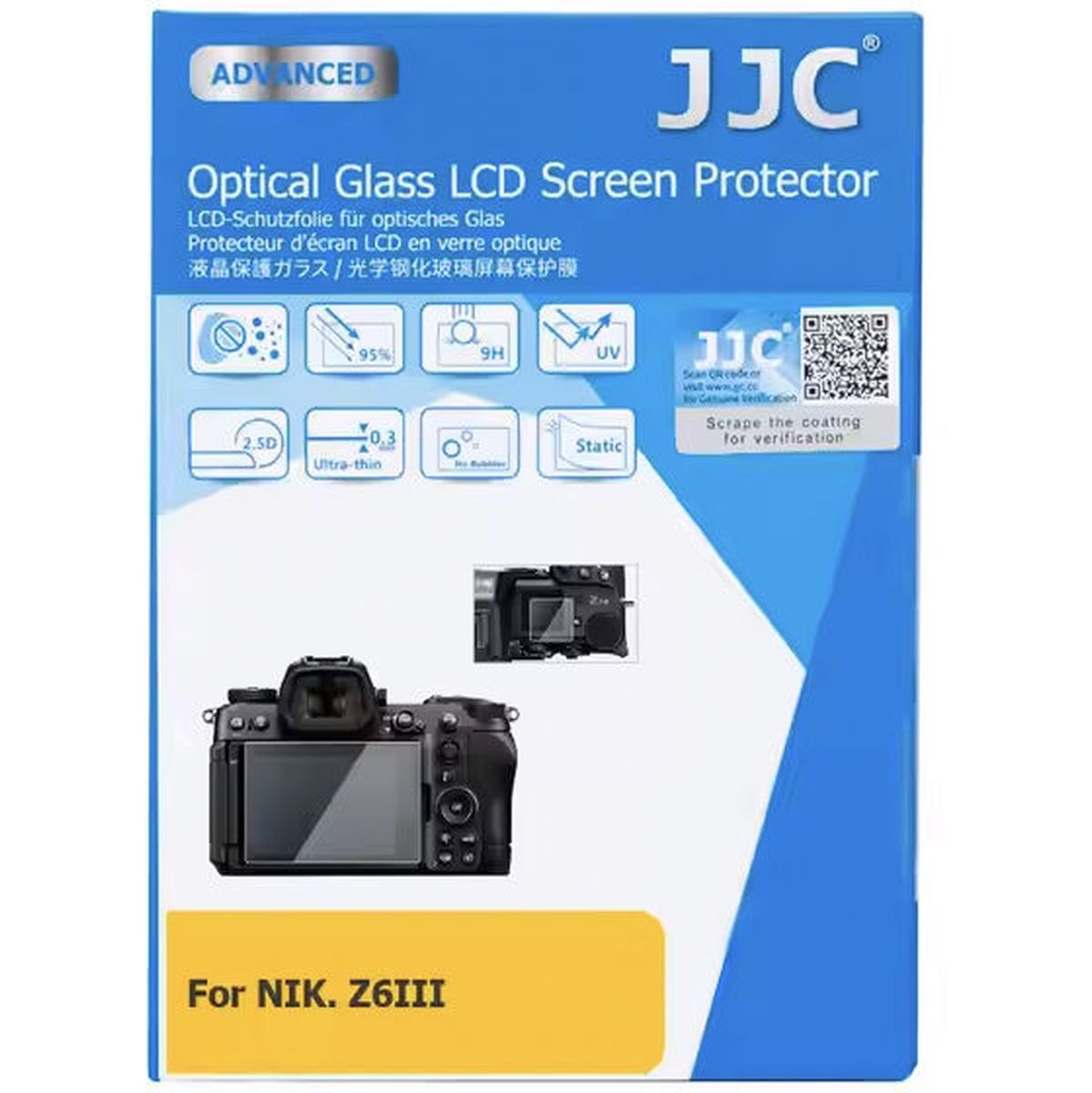 JJC GSP Z6M3 Optical Glass Protector