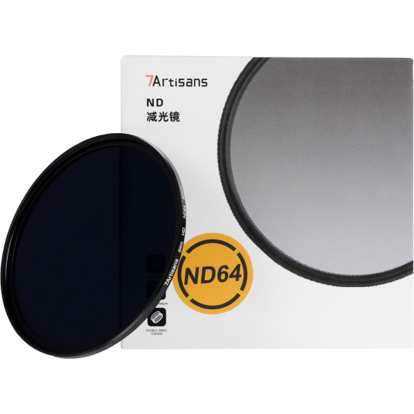 7Artisans 34mm ND64 Filter For 9mm f/5.6