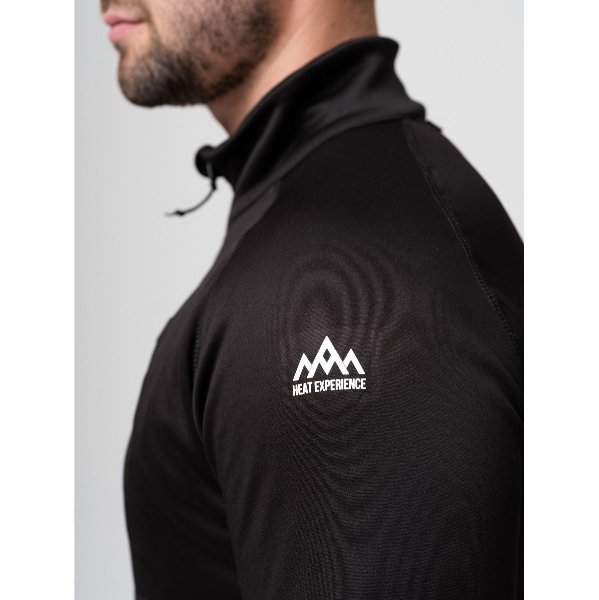 Heat Experience Heatx Heated Fleece Sweater Mens XXL Black - Image 5