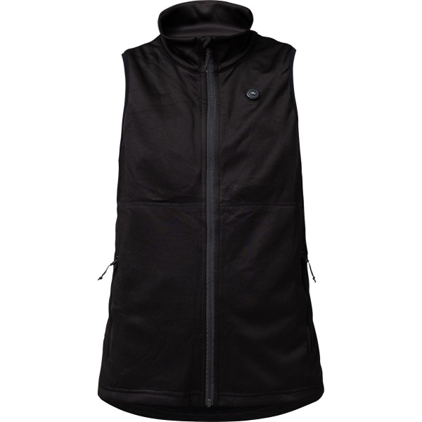 Heat Experience Heatx Heated Fleece Vest Womens L Black