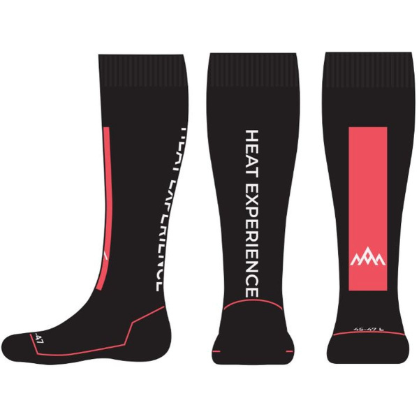 Heat Experience Heatx Heated Technical Socks M Red/Black - EU40/42