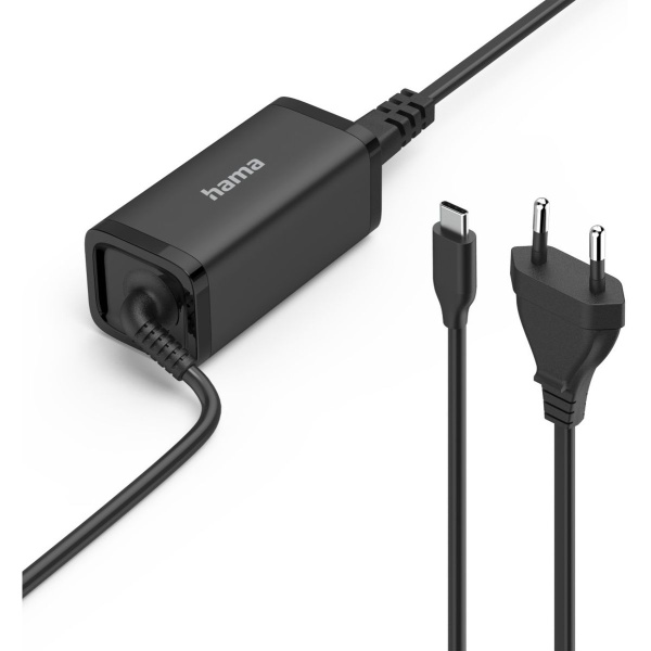 Hama Universal USB-C-Notebook-Netadapter Gan Power Delivery (PD) 5-20V/45W