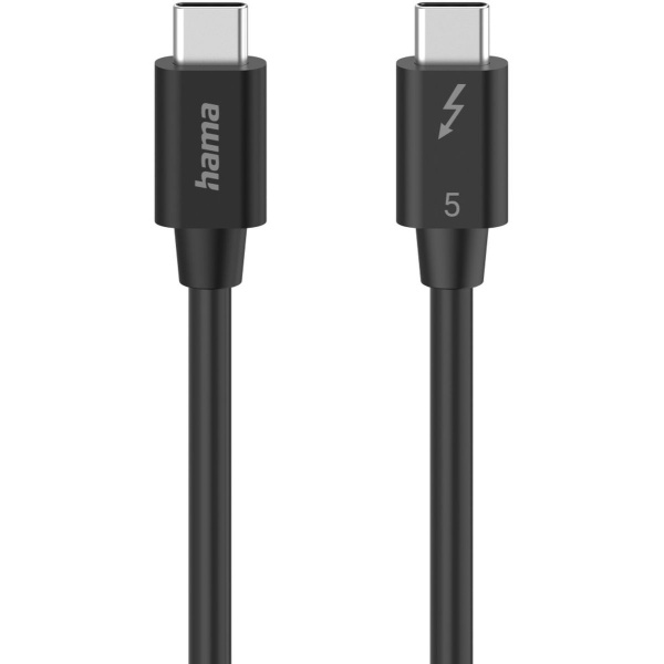 Hama Thunderbolt-5-Cable USB-C 80 GBIT/s 5 A 240 W UltraHD 8K 1.00 M