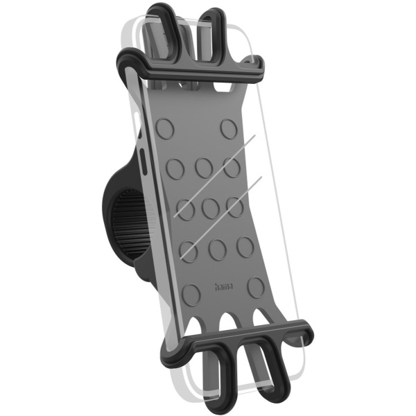 Hama GSM-Holder For Fiets Flexible Universal For Stuur 0 2 - 3.5 cm
