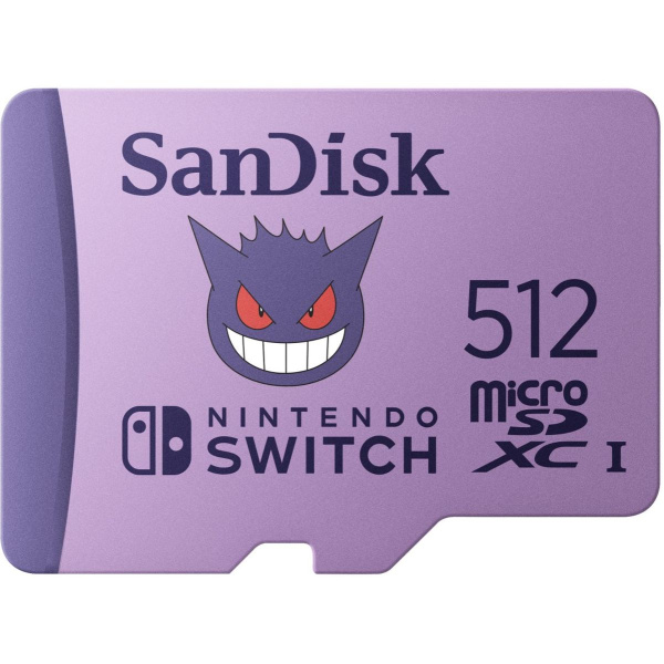SanDisk MicroSDXC Extreme Gaming 512GB 100MB/90MB Pokemon - Switch