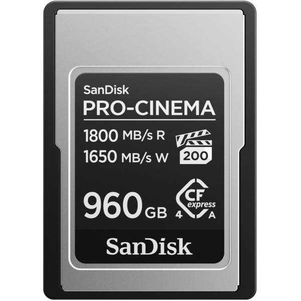 SanDisk CF Express Pro Cinema 480GB 1800 / 1650 MB/s Type A