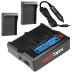 Hedbox RP-DC50-DBLF19 - Including 2X Panasonic Pla