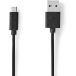 Nedis USB-Cable |USB-A Male | USB Micro-B Male | 480 Mbps | 5.00 M| Round| Black