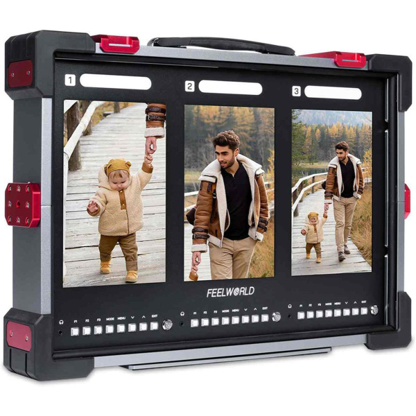 Feelworld PS101 Triple 10.1 inch Vertical Display Monitor