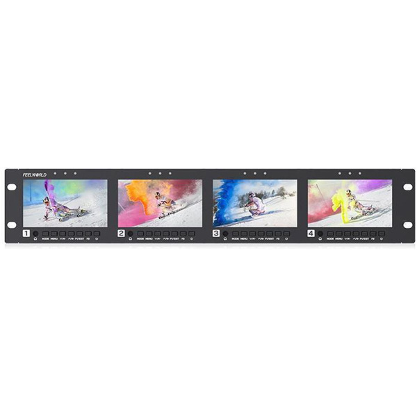 Feelworld Seetec Q41 Quad 4.5 inch 2RU Rackmount Monitor