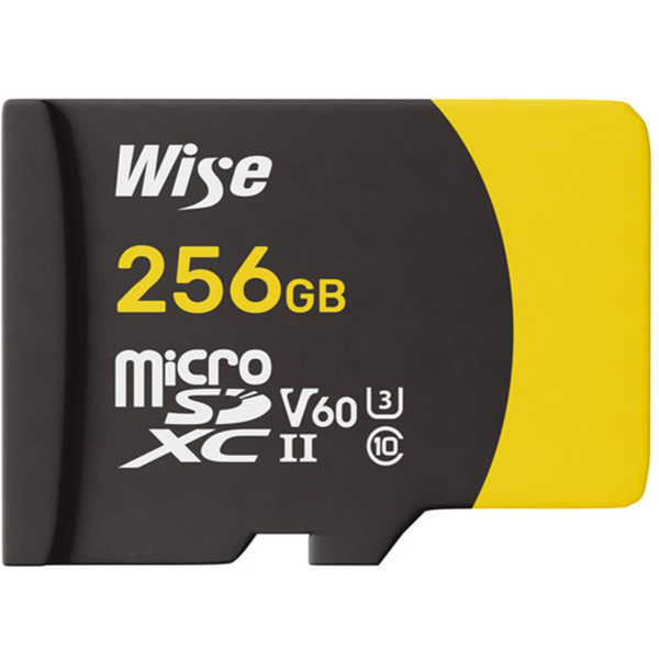 Wise 256GB MicroSDXC UHS II V60 Memory Card