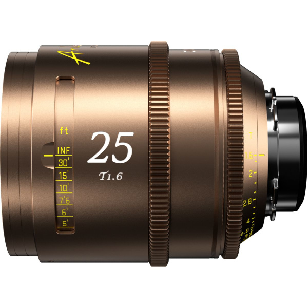 DZOFILM Arles Lustre 25mm FF/VV Prime Cine Lens - PL Mount (Meter)