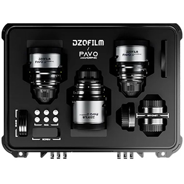 DZOFILM Pavo 2X Anamorphic C Set Macro T2.8 135mm T2.5 Blue Coating PL/EF Feet