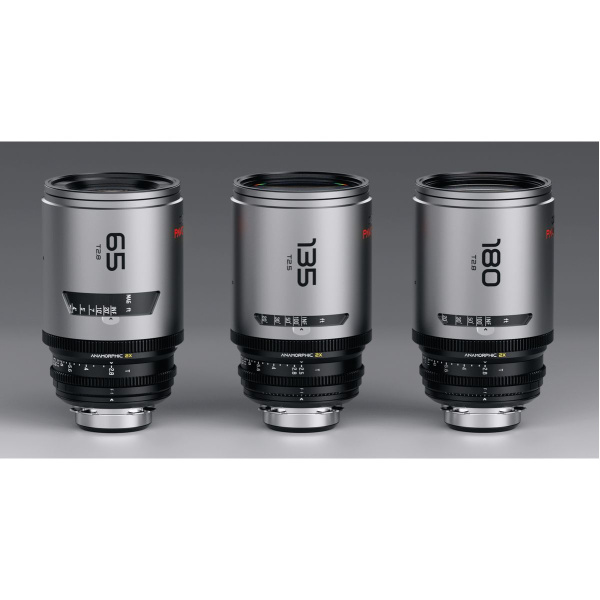 DZOFILM Pavo 2X Anamorphic C Set Macro T2.8 135mm T2.5 Ntrl Coating PL/EF Meter