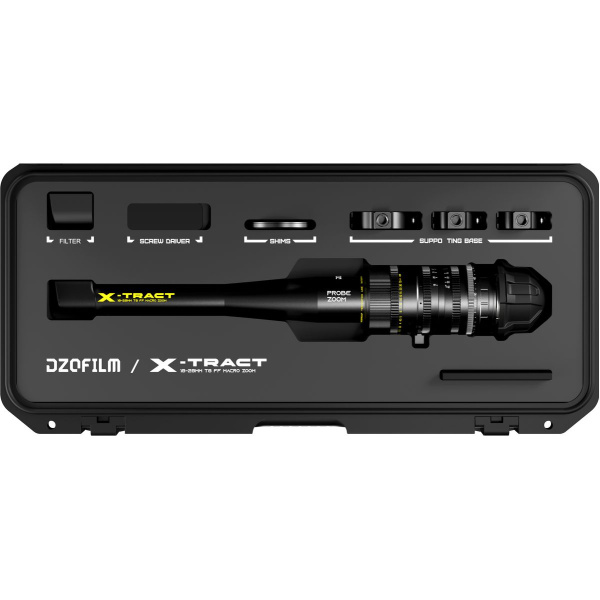 DZOFILM X-Tract 18-28mm Metric 90Â° T8 FF Peri Probe Macro Zoom Lens PL Mount