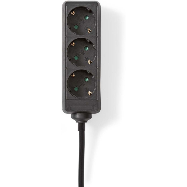 Nedis Power Strip | PE Plug / Type F (Cee 7/7) | 3-WEGS | 5.00 M | 3680 W | 16 A