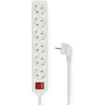 Nedis Power Strip | PE Plug / Type F (Cee 7/7) | 6-WEGS | 3.00 M | 3680 W | 16 A