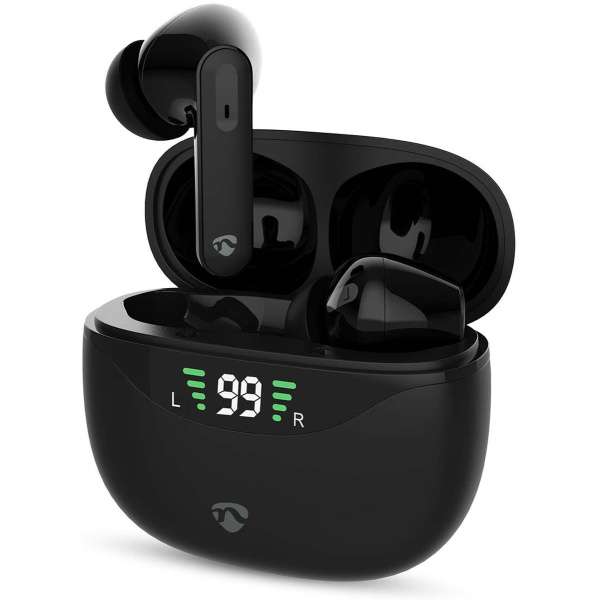 Nedis Wireless Earbuds |Active Noise Cancelling| Bluetooth | Charging Case
