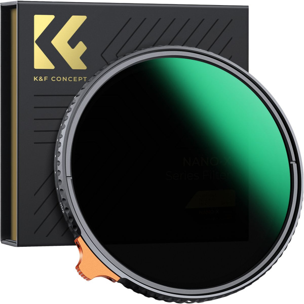 K&F Concept Variable ND Filter ND2-400 Nano X 67mm