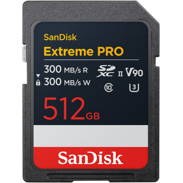 SanDisk SD Extreme Pro 512GB SD UHS-II (V90)