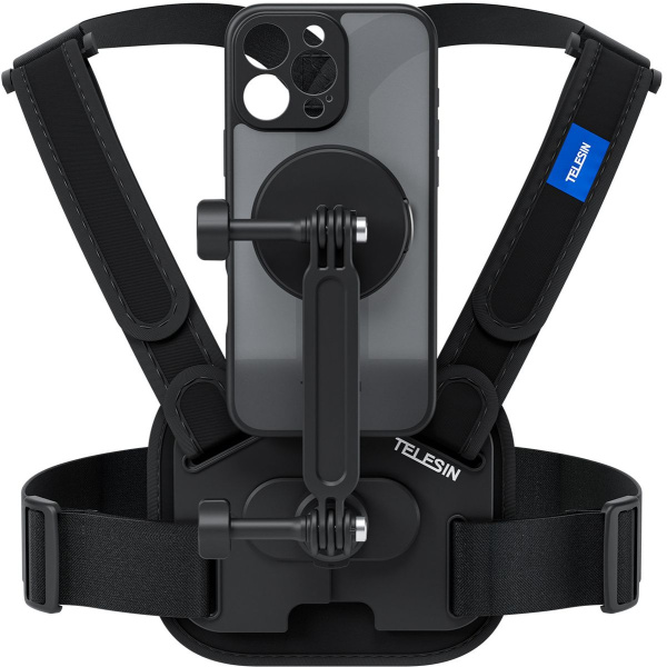 Telesin Chest Mount w/ Case For iPhone 16 Pro Max