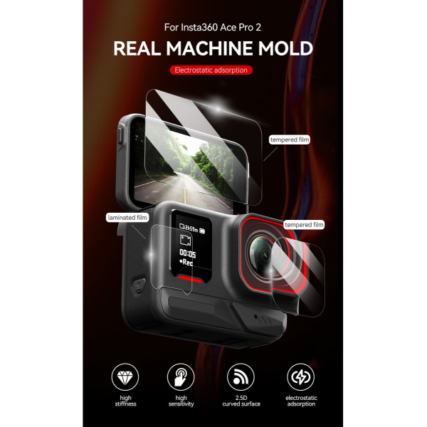 Telesin Screenprotector Set For Insta360 Ace Pro 2