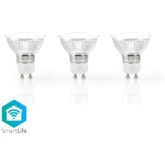 Nedis Smartlife LED Bulb| WiFi |330 LM | 5 W |Warm White | Android / iOS | 3 PCs